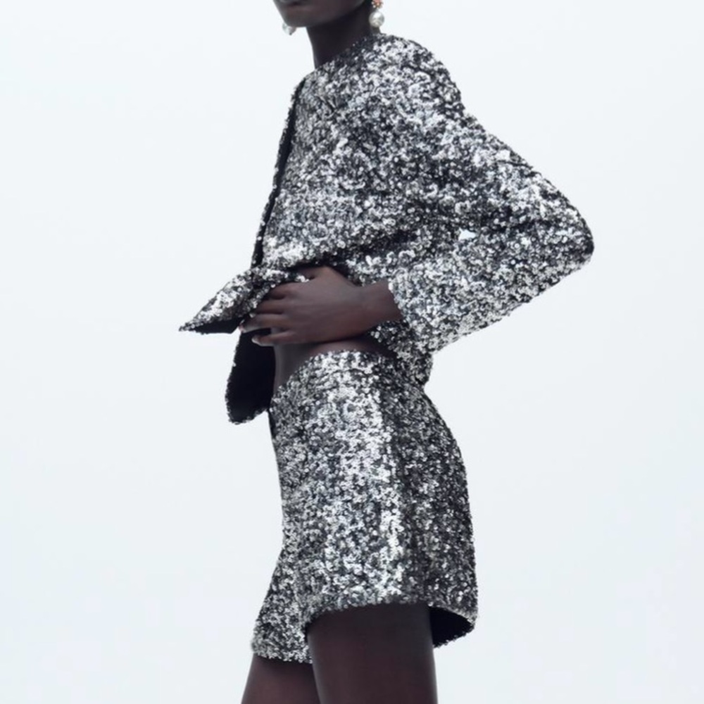 Zara sequin jacket - Picture 4 of 14